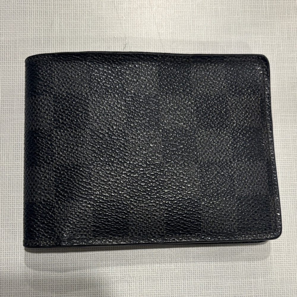 Louis Vuitton Black Damier Wallet